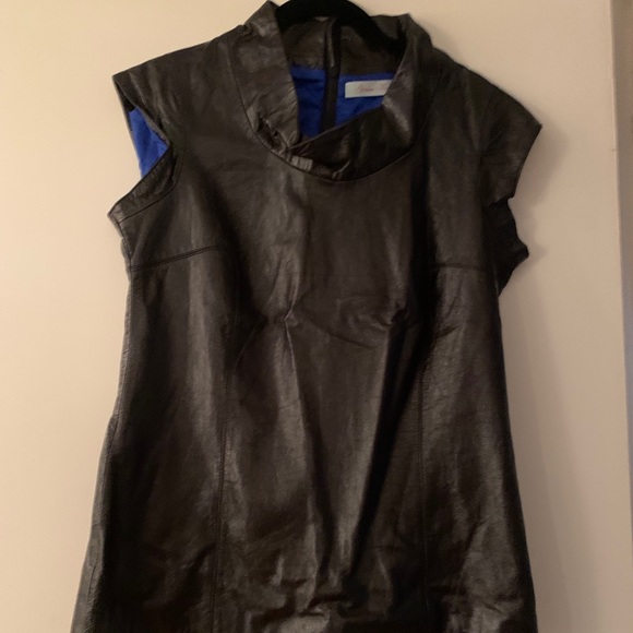 Geren Ford Tops - NWOT Geren Ford Leather Top